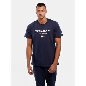 Tommy Jeans pánské tmavěmodré tričko - XXL (C87)